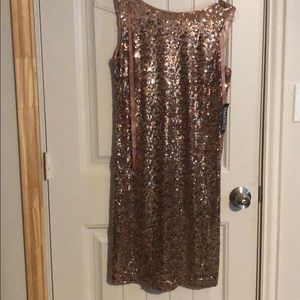 Gold sequin dress size S